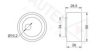 SPIDAN 0066873 Tensioner Pulley, v-ribbed belt